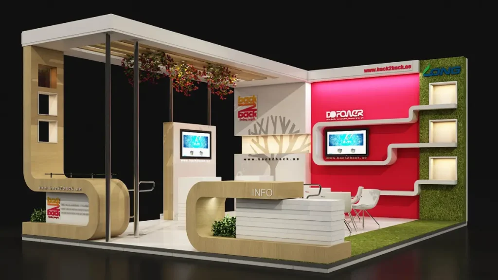 طراحی غرفه خلاقانه